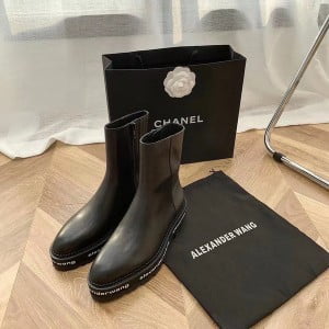 Alexander Wang Ankle Boots Calfskin Leather Fall/Winter 2021 Collection - Image 3