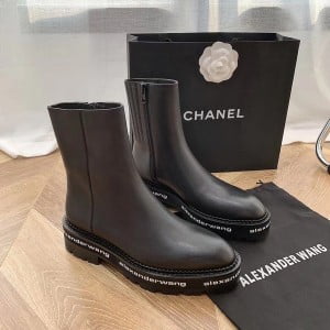 Alexander Wang Ankle Boots Calfskin Leather Fall/Winter 2021 Collection - Image 5