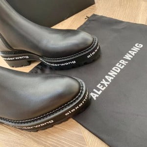 Alexander Wang Ankle Boots Calfskin Leather Fall/Winter 2021 Collection - Image 7