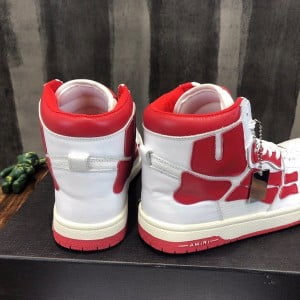 Amiri Skel High-Top Mens Sneakers Calfskin Leather Fall/Winter 2021 Collection - Image 6