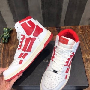 Amiri Skel High-Top Mens Sneakers Calfskin Leather Fall/Winter 2021 Collection - Image 7
