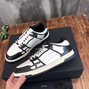 Amiri Skel Low-Top Mens Sneakers Calfskin Leather Fall/Winter 2021 Collection - Image 3