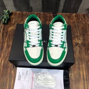Amiri Skel Low-Top Mens Sneakers Calfskin Leather Fall/Winter 2021 Collection - Image 3