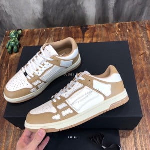 Amiri Skel Low-Top Mens Sneakers Calfskin Leather Fall/Winter 2021 Collection - Image 3