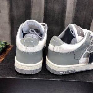 Amiri Skel Low-Top Mens Sneakers Calfskin Leather Fall/Winter 2021 Collection - Image 5