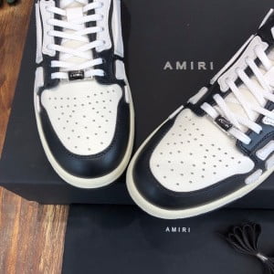 Amiri Skel Low-Top Mens Sneakers Calfskin Leather Fall/Winter 2021 Collection - Image 6