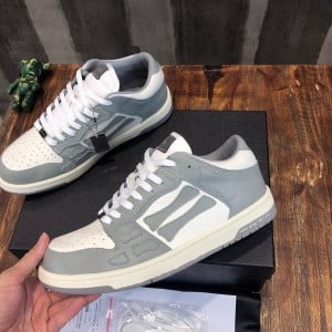 Amiri Skel Low-Top Mens Sneakers Calfskin Leather Fall/Winter 2021 Collection - Image 6