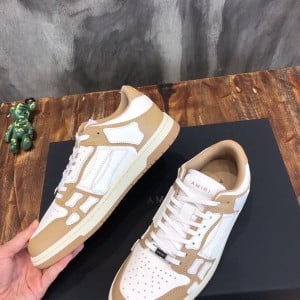 Amiri Skel Low-Top Mens Sneakers Calfskin Leather Fall/Winter 2021 Collection - Image 6