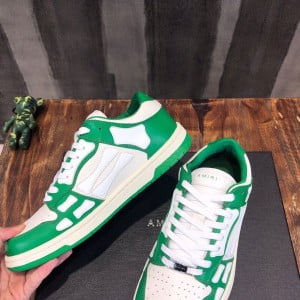Amiri Skel Low-Top Mens Sneakers Calfskin Leather Fall/Winter 2021 Collection - Image 8