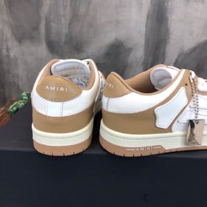 Amiri Skel Low-Top Mens Sneakers Calfskin Leather Fall/Winter 2021 Collection - Image 8
