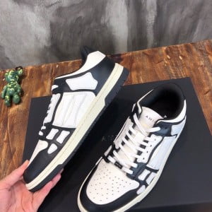 Amiri Skel Low-Top Mens Sneakers Calfskin Leather Fall/Winter 2021 Collection - Image 9