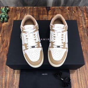 Amiri Skel Low-Top Mens Sneakers Calfskin Leather Fall/Winter 2021 Collection - Image 9