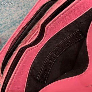 Balenciaga B. Shoulder Bag 18cm Crocodile Embossed Leather Spring/Summer 2021 Collection - Image 8