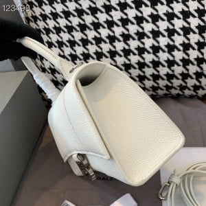 Balenciaga Hourglass Bag 20cm Grained Calfskin Leather Aged Silver Hardware Fall/Winter 2020 Collection - Image 4
