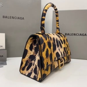 Balenciaga Hourglass Bag 24cm Calfskin Leather Aged Gold Hardware Fall/Winter 2020 Collection - Image 5