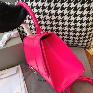 Balenciaga Hourglass Bag 24cm Calfskin Leather Aged Silver Hardware Fall/Winter 2020 Collection - Image 3