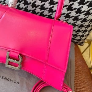 Balenciaga Hourglass Bag 24cm Calfskin Leather Aged Silver Hardware Fall/Winter 2020 Collection - Image 7