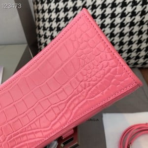 Balenciaga Hourglass Bag 24cm Croc Stamp Calfskin Leather Aged Silver Hardware Fall/Winter 2020 Collection - Image 5