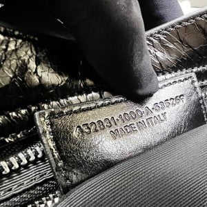 Balenciaga Logo Neo Classic Bag 23cm Calfskin Leather Spring/Summer 2022 Collection - Image 8