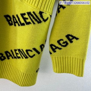 Balenciaga Logo Wool Sweater Jacket Fall/Winter 2021 Collection - Image 7