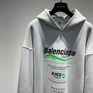Balenciaga Oversized Pullover Hoodie Jacket Fall/Winter 2021 Collection - Image 9