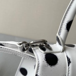 Balenciaga Polka Dot Hourglass Bag 23cm 92940 Calfskin Leather Spring/Summer 2022 Collection - Image 5