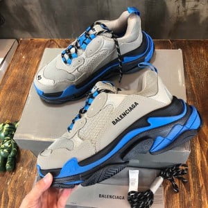 Balenciaga Triple S Sneakers Calfskin Leather Spring/Summer 2022 Collection - Image 4
