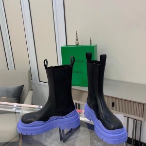 Bottega Veneta Chunky Sole Tire Boots Calfskin Leather Spring/Summer 2021 Collection - Image 3