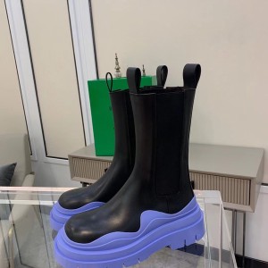 Bottega Veneta Chunky Sole Tire Boots Calfskin Leather Spring/Summer 2021 Collection - Image 6