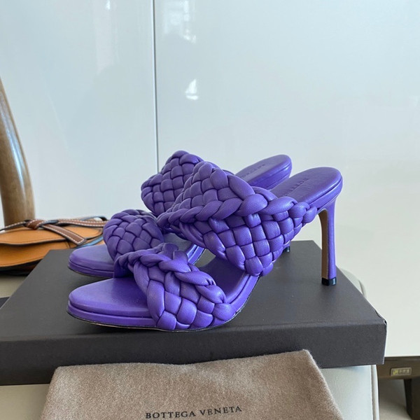 Bottega Veneta Curve Sandals 9.5cm Heel Lambskin Leather Spring/Summer 2020 Collection Size