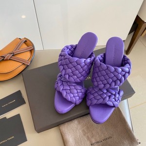 Bottega Veneta Curve Sandals 9.5cm Heel Lambskin Leather Spring/Summer 2020 Collection - Image 8