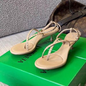 Bottega Veneta Dot Studded Sandals Calfskin Leather Fall/Winter 2021 Collection - Image 3