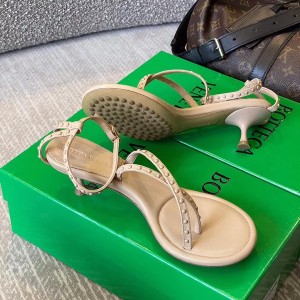 Bottega Veneta Dot Studded Sandals Calfskin Leather Fall/Winter 2021 Collection - Image 4