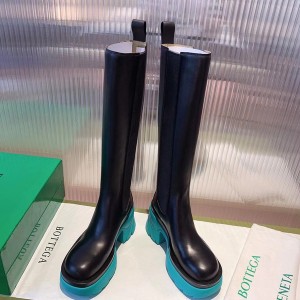 Bottega Veneta Flash Knee High Boots Calfskin Leather Fall/Winter 2021 Collection - Image 4