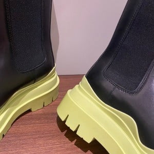Bottega Veneta Flat Triple-Sole Leather Boots Calfskin Leather Fall/Winter 2021 Collection - Image 3