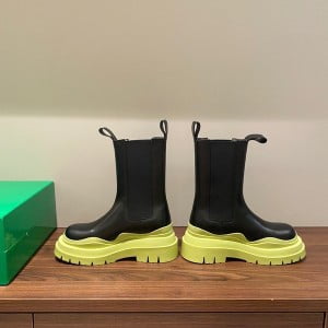 Bottega Veneta Flat Triple-Sole Leather Boots Calfskin Leather Fall/Winter 2021 Collection - Image 4