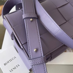Bottega Veneta Mini Cassette Bag 24cm 578004 Lambskin Leather Silver Hardware Fall/Winter 2022 Collection - Image 5