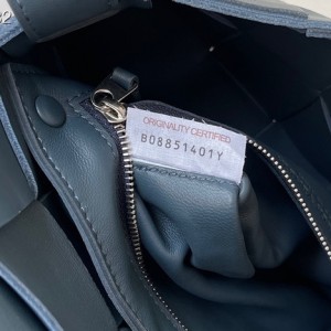 Bottega Veneta Mini Cassette Bag 24cm 578004 Lambskin Leather Silver Hardware Fall/Winter 2022 Collection - Image 8