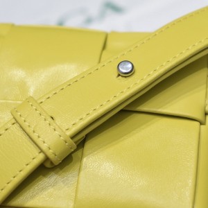 Bottega Veneta Mini Cassette Belt Bag 18cm 668572 Lambskin Leather Spring/Summer 2022 Collection - Image 5