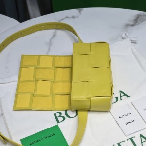 Bottega Veneta Mini Cassette Belt Bag 18cm 668572 Lambskin Leather Spring/Summer 2022 Collection - Image 6