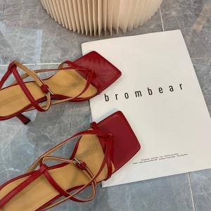 Bottega Veneta Stretch Sandals 9cm Heel Lambskin Leather Spring/Summer 2020 Collection - Image 8