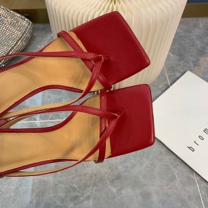 Bottega Veneta Stretch Sandals 9cm Heel Lambskin Leather Spring/Summer 2020 Collection - Image 9