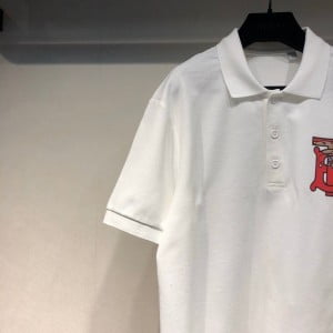 Burberry Mens Oversized TB Logo Polo T-Shirt Spring/Summer 2020 Collection - Image 7