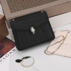 Bvlgari Serpenti Forever Small Crossbody Bag 20cm Metallic Karung Skin Leather Spring/Summer 2022 Collection - Image 4