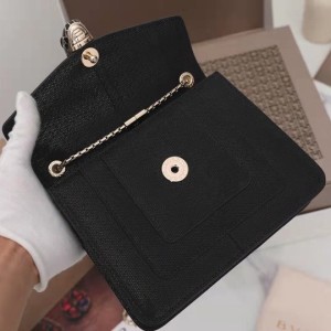 Bvlgari Serpenti Forever Small Crossbody Bag 20cm Metallic Karung Skin Leather Spring/Summer 2022 Collection - Image 5