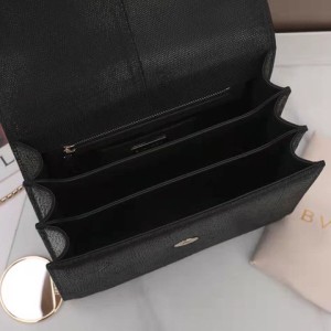 Bvlgari Serpenti Forever Top Handle Crossbody Bag 25cm Metallic Karung Skin Leather Spring/Summer 2022 Collection - Image 9