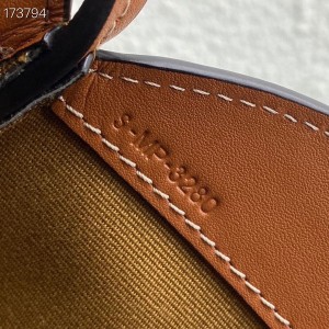 Celine Marlou Bucket Bag Triomphe Canvas/Calfskin Leather - Image 8