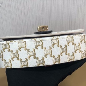 Celine Mini Tabou Clutch Bag on Strap 18cm Triomphe Calfskin Leather Spring/Summer 2022 Collection - Image 3