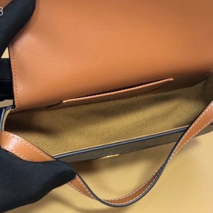 Celine Mini Tabou Clutch Bag on Strap 18cm Triomphe Calfskin Leather Spring/Summer 2022 Collection - Image 8