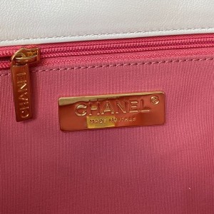Chanel 19 Flap Bag 26cm AS1161 Silver Hardware Goatskin Leather Spring/Summer 2022 Collection - Image 8